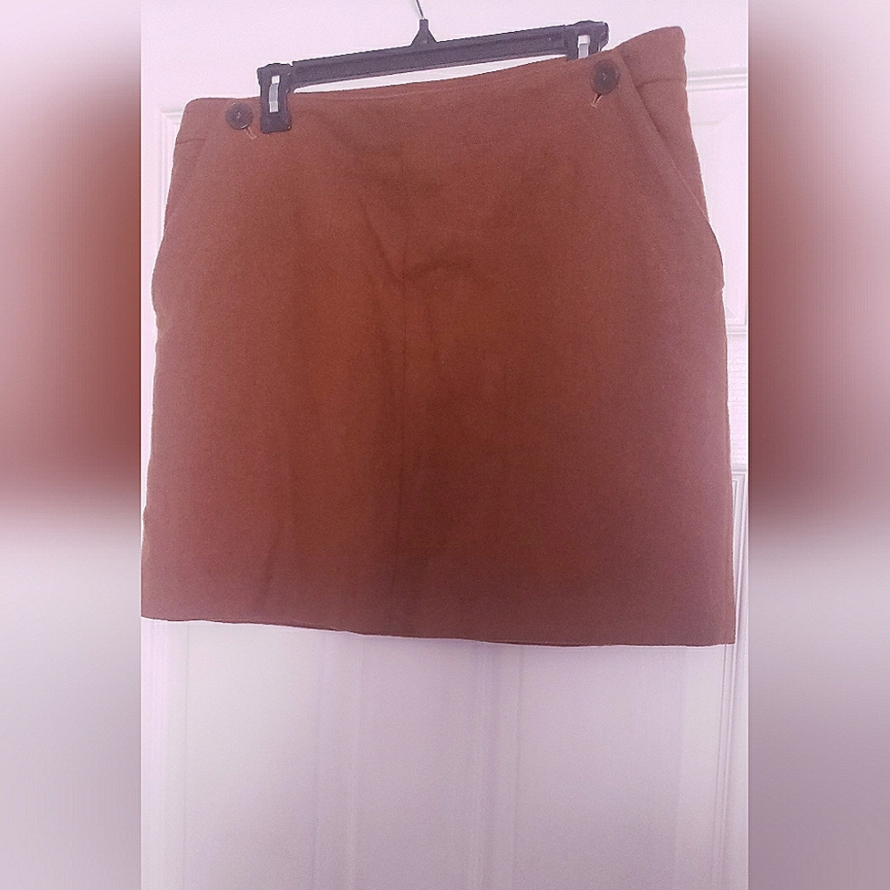 Cynthia Rowley Wool Blend Mini Skirt